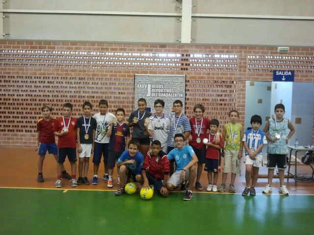 18 niños participan en el Campeonato de Fútbol Sala disputado en Almendricos - 1, Foto 1