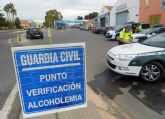 La Guardia Civil detiene a una docena de conductores por superar las tasas de alcoholemia