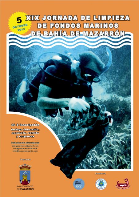 Este sábado 5 de octubre se celebra la XIX jornada de limpieza de fondos marinos de la Bahía de Mazarrón - 1, Foto 1