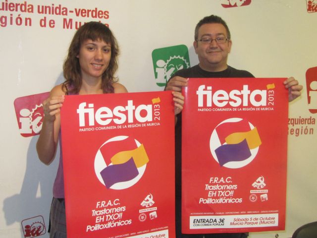 El PCRM celebra su fiesta anual el sábado en el Murcia Parque - 1, Foto 1