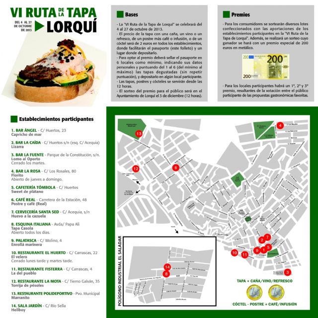 Catorce tapas diferentes se podrán degustar en la VI Ruta de la Tapa de Lorquí - 3, Foto 3