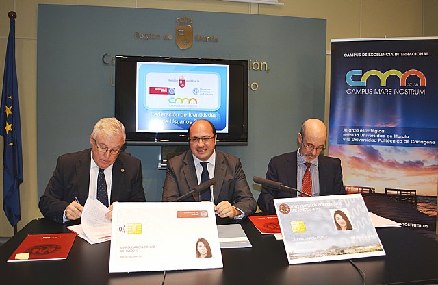 UMU y UPCT crean una tarjeta interuniversitaria única para compartir servicios e instalaciones - 2, Foto 2