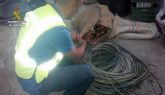 La Guardia Civil detiene a cuatro personas por la sustraccin de cableado de cobre de alumbrado pblico en Cartagena