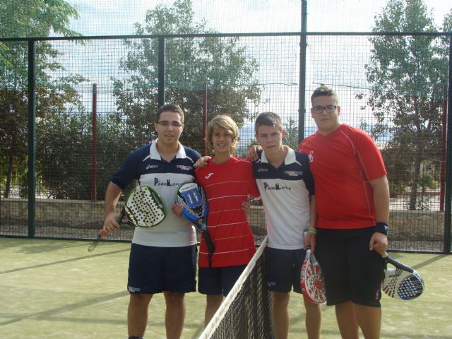 24 jóvenes disputaron el torneo de Pádel Base de los Juegos Deportivos del Guadalentín - 1, Foto 1