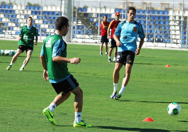 Gran ambiente en la sesión de España Sub21 en Pinatar Arena - 3, Foto 3