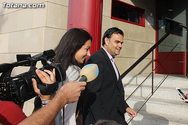 Declaraciones de Martnez Andreo a la salida del juzgado - 4