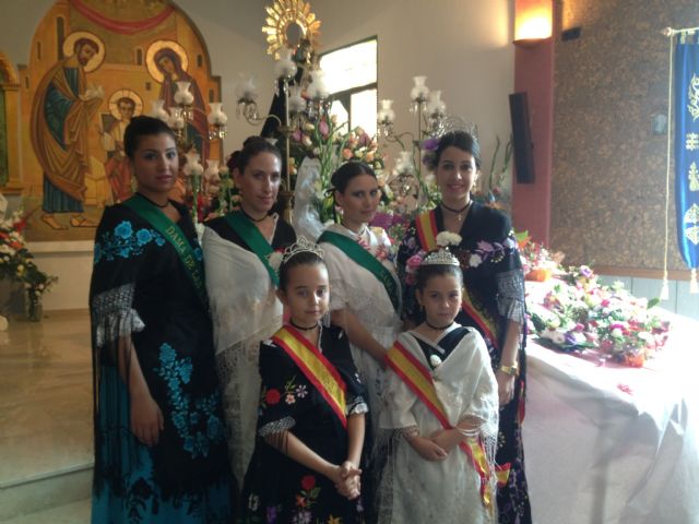 La Estación de Blanca honra a su patrona con una misa huertana y la tradicional ofrenda floral 2013 - 1, Foto 1