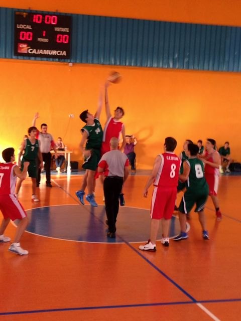 Los junior empiezan ganando. CB Sierramar 51-58 CB Totana, Foto 1