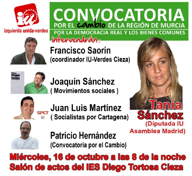 Presentación de Convocatoria por el Cambio en Cieza - 1, Foto 1