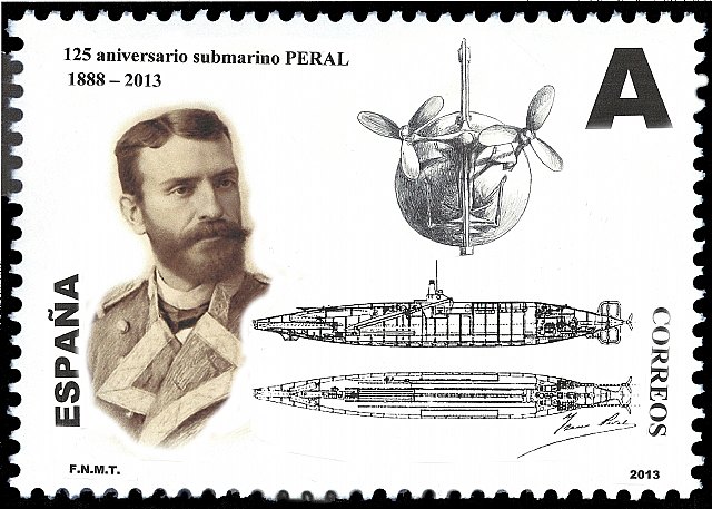 El PP presenta en el Congreso una iniciativa para la emisión de un sello conmemorativo del aniversario del submarino Peral - 1, Foto 1