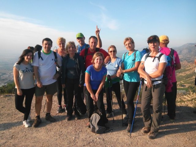 The club made an Totana hiker hiking route from the neighboring town of Alhama de Murcia, Foto 2