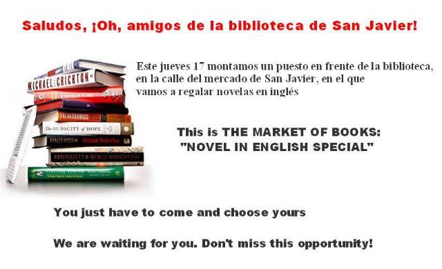 La Biblioteca dedica su mercado gratuito del libro al idioma inglés - 1, Foto 1