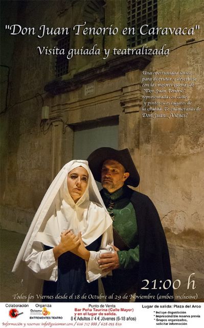 El grupo de teatro Entrementes ha preparado una visita guiada teatralizada por el centro histórico de la localidad - 1, Foto 1