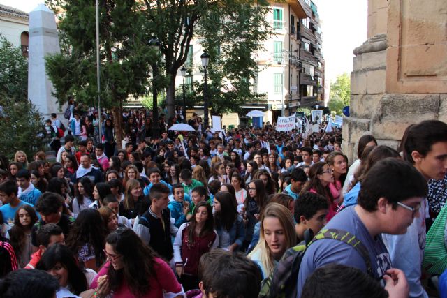 Ms de 2.500 jvenes han participando hoy en el VI Encuentro de Alumnos de Religin Catlica celebrado en Yecla, Foto 3