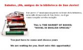 La Biblioteca dedica su mercado gratuito del libro al idioma ingls