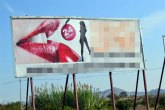 El Grupo Socialista denuncia la proliferacin de vallas publicitarias sobre servicios sexuales en Murcia