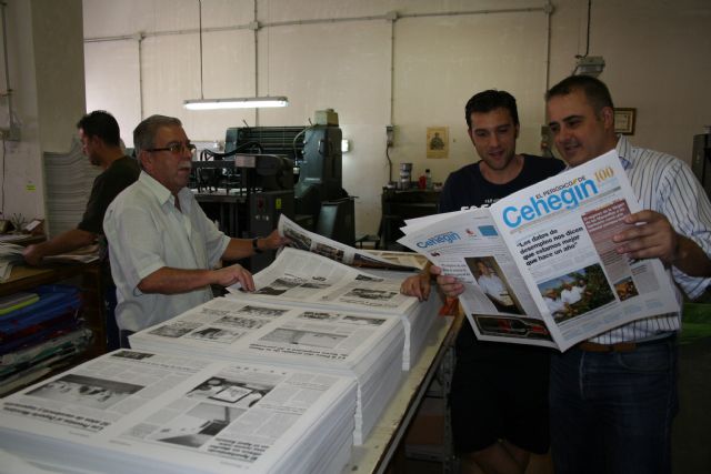 El Periódico de Cehegín renueva su imagen coincidiendo con la salida de su número 100 - 1, Foto 1