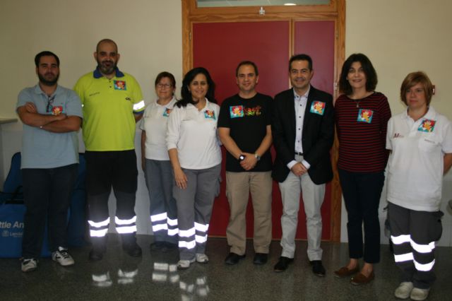 Alumnos de Lorquí aprenden a practicar la reanimación cardiopulmonar en el Día Europeo de Concienciación frente al Paro Cardíaco - 1, Foto 1