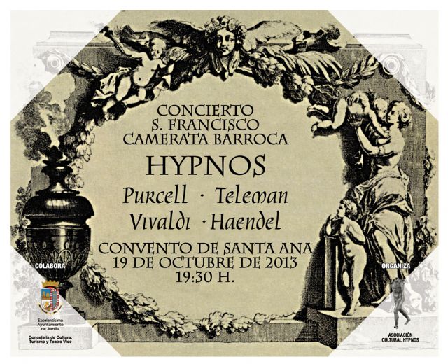 Clásicos barrocos sonarán mañana en el Monasterio de Santa Ana en el concierto de San Francisco Camereta Barroca Hypnos - 1, Foto 1