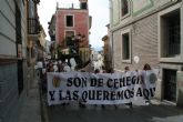 Cehegn sale a la calle para pedir la permanencia de las Hijas de la Caridad de San Vicente de Pal