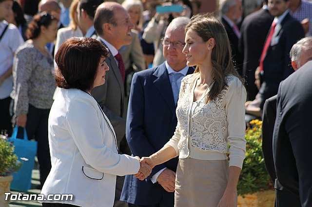 The mayor thanked and congratulated the people of Totana for their welcome and behavior on the occasion of the visit of HRH the Princess of Asturias to the city, Foto 1