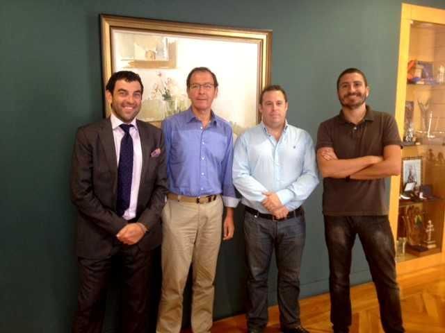 El Alcalde Cámara recibe a los atletas que preparan la participación de un equipo murciano en el Maratón 2014 de Nueva York - 1, Foto 1