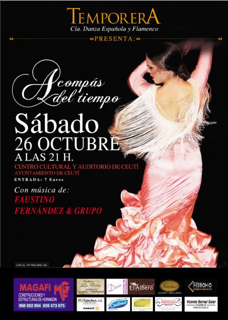 La compañía de danza española y flamenco Temporera abre la programación del auditorio de Ceutí para el último trimestre del año - 1, Foto 1