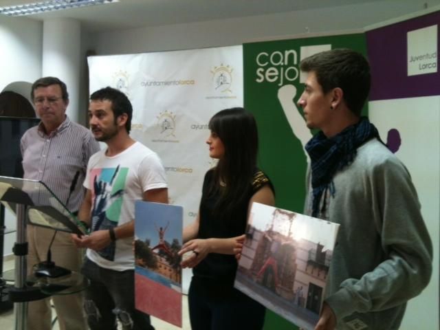 José Manuel Fajardo, Agustín González y Valentín Guillén, ganadores del concurso #estoesjuventud para promocionar la campaña #lorcalizate - 1, Foto 1