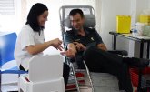La Guardia Civil colabora altruistamente en la campaña de donación de sangre en Murcia