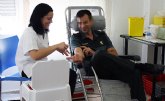 La Guardia Civil colabora altruistamente en la campaña de donacin de sangre en Murcia