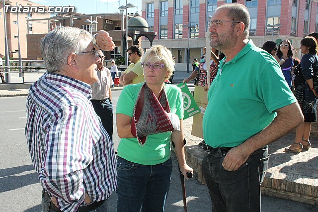 Concentracin de la comunidad escolar de Totana con motivo de la huelga general en educacin - 8