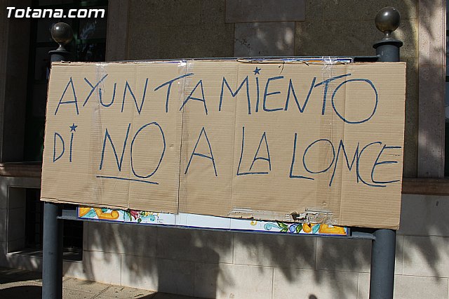 Concentracin de la comunidad escolar de Totana con motivo de la huelga general en educacin - 11