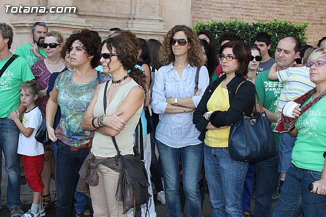 Concentracin de la comunidad escolar de Totana con motivo de la huelga general en educacin - 34