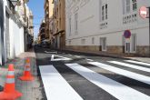 Obras de pavimentacin en varias calles de guilas