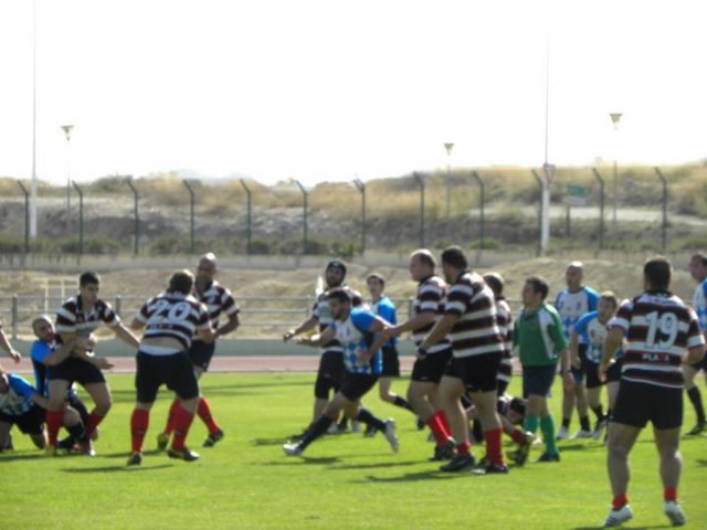 El club de rugby Totana consigue su primera victoria en competicin oficial - 1