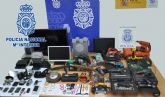 La Policía Nacional desarticula una organización dedicada a robar en domicilios de Murcia y Tarragona