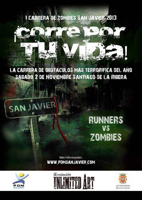 La Zombies Walk reúne a corredores y zombies en una original y terrorífica carrera de obstáculos - 1, Foto 1
