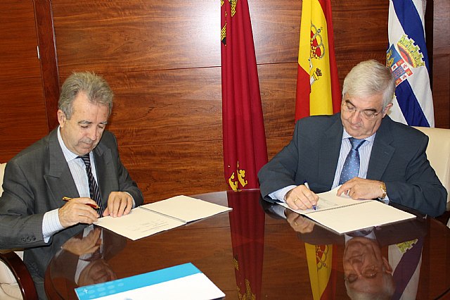 La Comunidad renueva el convenio con el Ayuntamiento de Jumilla para la gestión de las infraestructuras de saneamiento y depuración - 1, Foto 1