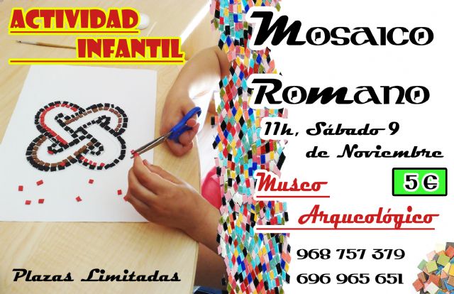 La historia romana y sus mosaicos, próxima actividad infantil organizada desde la Concejalía de Cultura - 1, Foto 1
