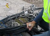 La Guardia Civil detiene a cuatro personas por la sustraccin de cableado de cobre de instalaciones elctricas