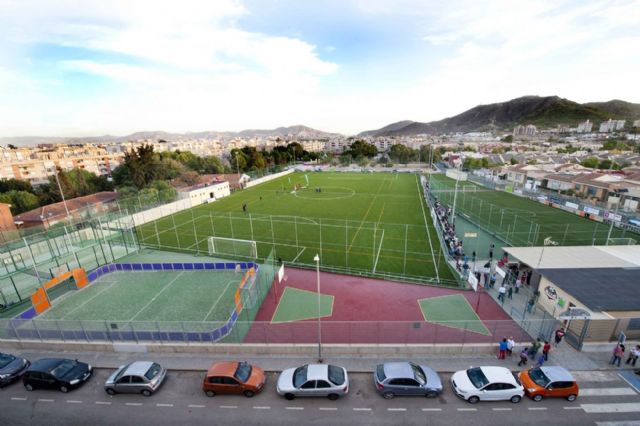 Saque de honor de la alcaldesa en el nuevo campo de césped artificial de Nueva Cartagena - 2, Foto 2