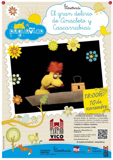 El gran delirio de Anacleto y Cascarrabias pone fin al Festival TitereMurcia en el Teatro Vico - 1, Foto 1