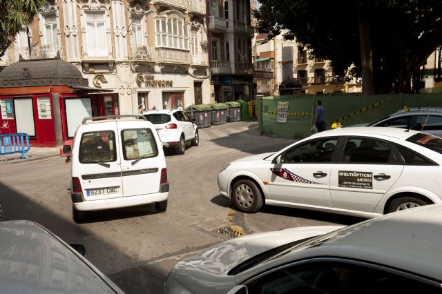 Corte de tráfico por obras en la confluencia de las calles San Francisco, Campos y Palas - 1, Foto 1