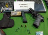 La Guardia Civil descabeza una organización criminal dedicada al tráfico de armas y drogas en Murcia