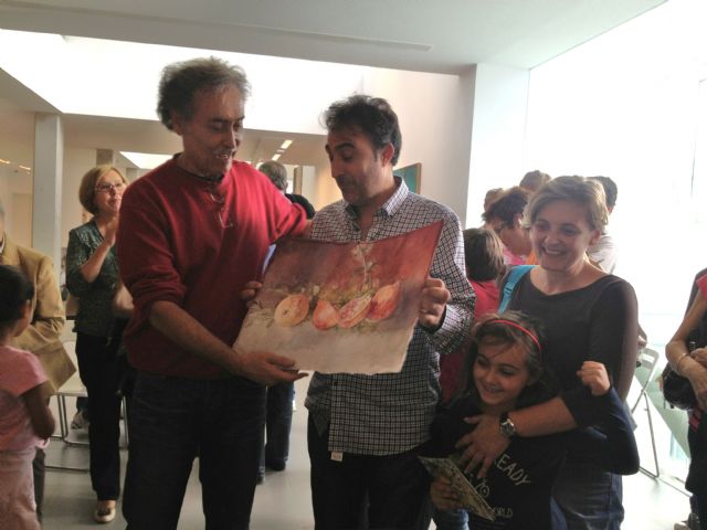Pedro Cano pinta una acuarela en directo para celebrar el tercer aniversario de su Fundación - 1, Foto 1