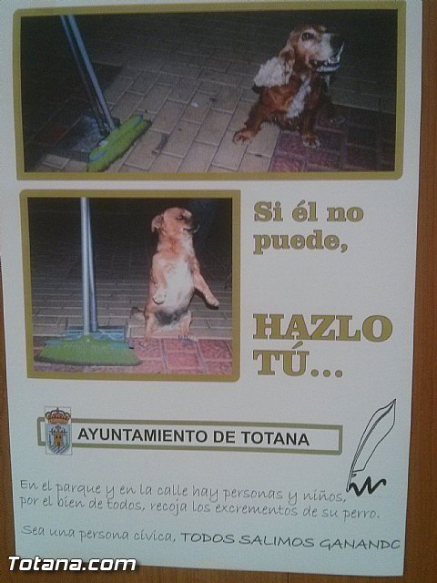 Se inicia la campaña de concienciación ciudadana para la recogida de excrementos de animales domésticos en la vía pública, parques y jardines, Foto 4