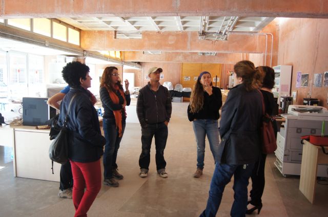 La alcaldesa de Totana visita el Yacimiento Argárico de La Bastida para conocer de primera mano los trabajos de acondicionamiento del parque turístico, Foto 1
