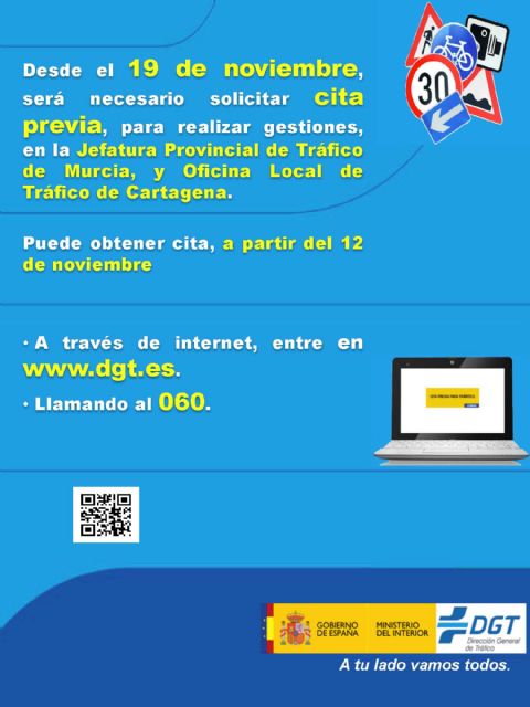 Los jumillanos/as podrán solicitar cita previa en la Jefatura Provincial de Tráfico de Murcia a través de la web municipal - 1, Foto 1