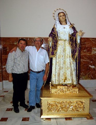 Se presenta la imagen de la Virgen del Calvario a la Hermandad al trmino de su asamblea extraordinaria - 3