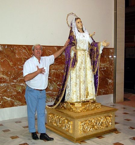 Se presenta la imagen de la Virgen del Calvario a la Hermandad al trmino de su asamblea extraordinaria - 5